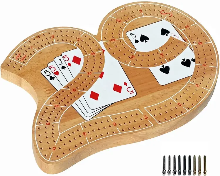 CLASSIC 29 CRIBBAGE SET SOLID WOOD