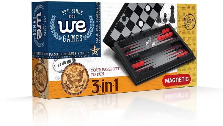 MAGNETIC 3 IN 1 COMBINATION GAME TRAVEL SET 11 INCHES