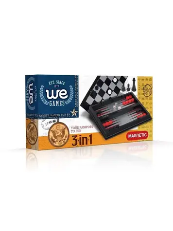 MAGNETIC 3 IN 1 COMBINATION TRAVEL SET 8 INCHES