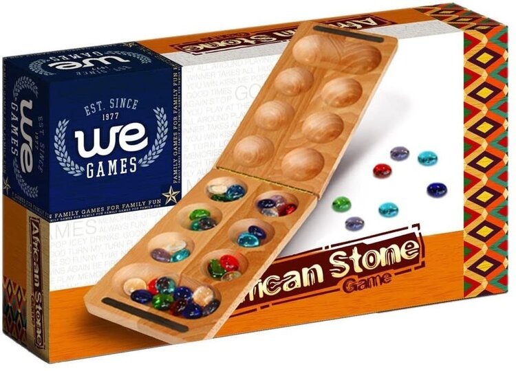 SOLID WOOD FOLDING MANCALA 18 IN