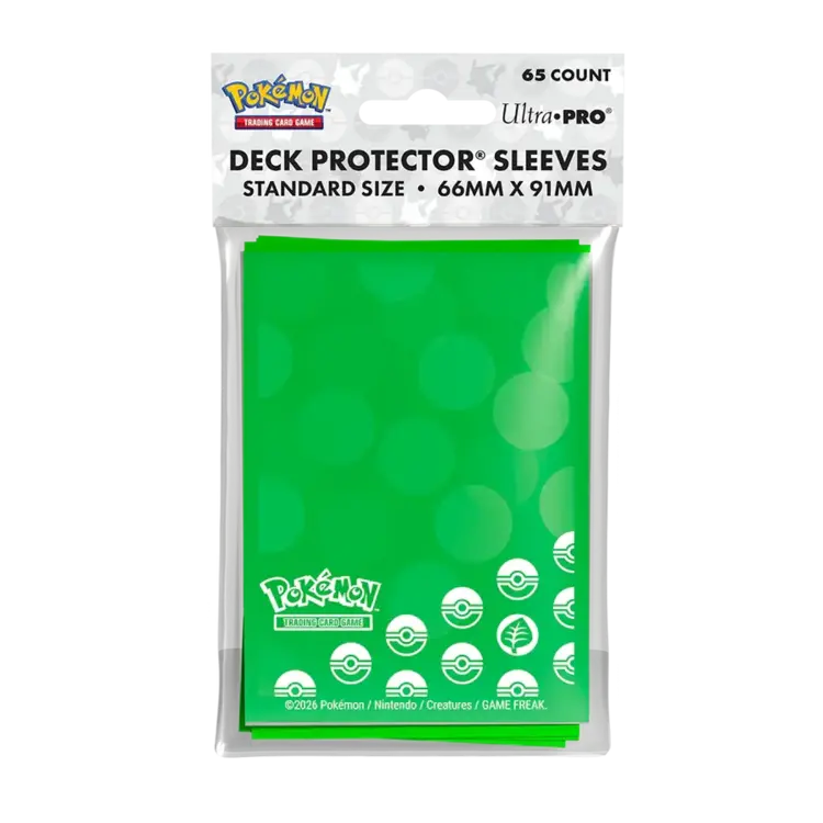 ULTRA PRO ULTRA PRO DECK PROTECTOR SLEEVES ENERGY TYPE GRASS 65CT