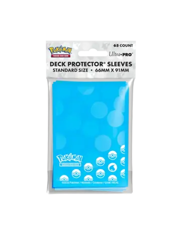 ULTRA PRO ULTRA PRO POKEMON DECK PROTECTOR SLEEVES ENERGY TYPE WATER 65CT