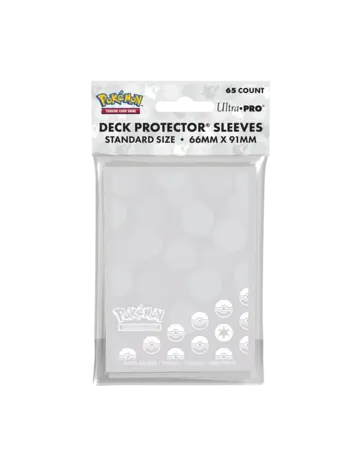 ULTRA PRO ULTRA PRO POKEMON DECK PROTECTOR SLEEVES ENERGY TYPE COLORLESS 65CT