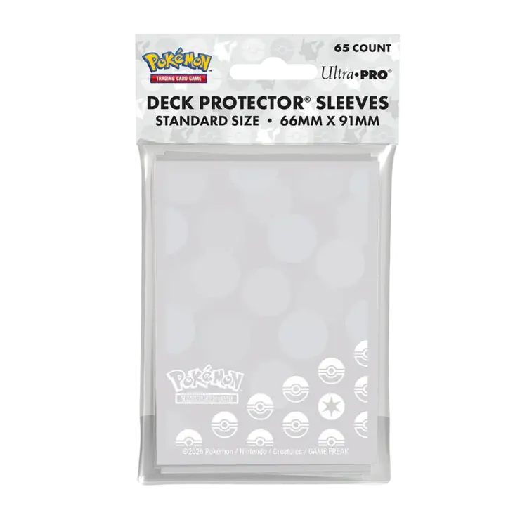 ULTRA PRO ULTRA PRO POKEMON DECK PROTECTOR SLEEVES ENERGY TYPE COLORLESS 65CT