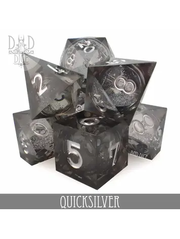 DND DICE QUICKSILVER - LIQUID CORE RPG DICE SET