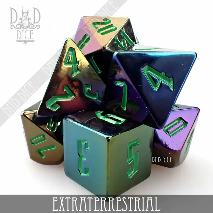 DND DICE EXTRATERRESTRIAL RPG DICE SET