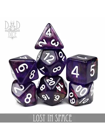 DND DICE LOST IN SPACE DICE SET