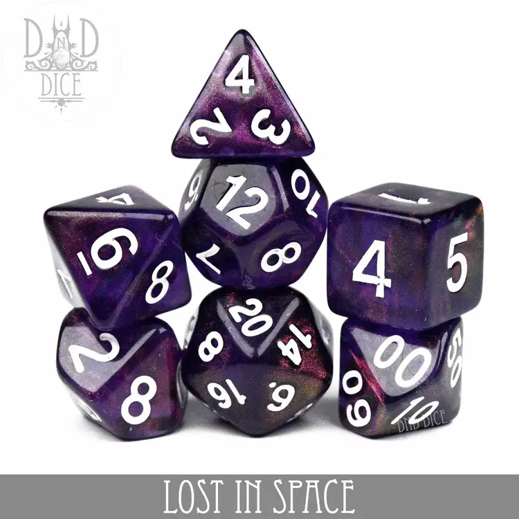 DND DICE LOST IN SPACE DICE SET