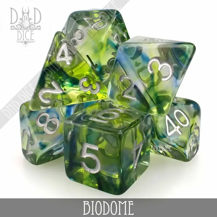 DND DICE BIODOME DICE SET