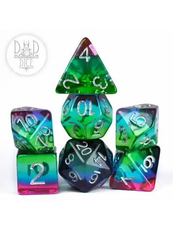 DND DICE GLAMOROUS GLADE RPG DICE SET
