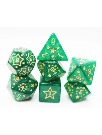 FOAM BRAIN GAMES FOAM BRAIN GAMES RPG DICE SET SHOOTING STARS - MANGANESE