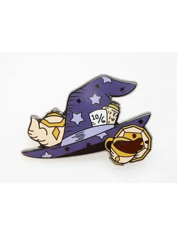 FOAM BRAIN GAMES FOAM BRAIN GAMES ALICE'S ADVENTURES IN DICELAND ENAMEL PIN: MAD WIZARD'S HAT