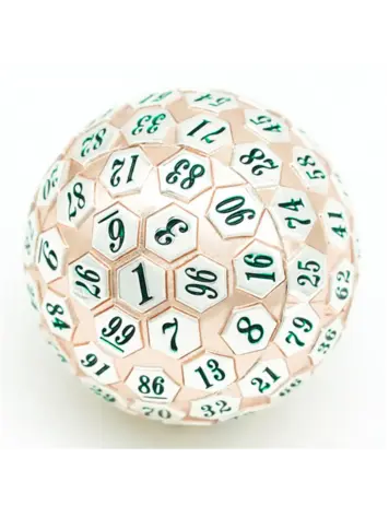 FOAM BRAIN GAMES FOAM BRAIN GAMES 45MM METAL D100 - ROSE GOLD & SILVER