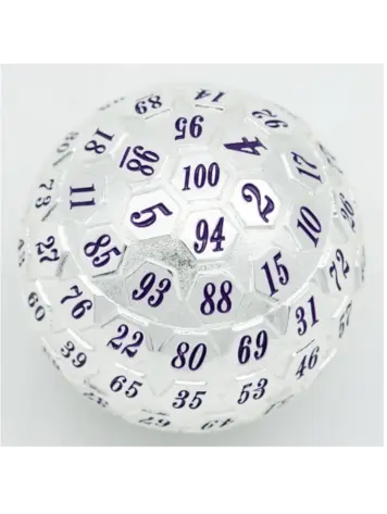 FOAM BRAIN GAMES FOAM BRAIN GAMES 45MM PLATINUM WITH PURPLE METAL D100