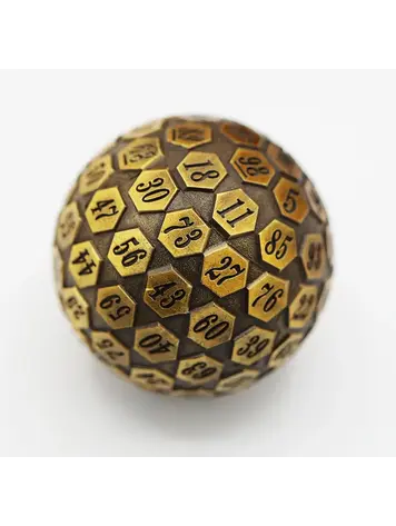 FOAM BRAIN GAMES FOAM BRAIN GAMES 45MM METAL D100 - GOLD