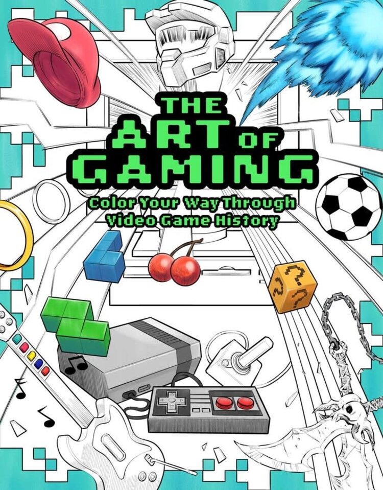 INSIGHT EDITIONS ART OF GAMING COLORING BOOK