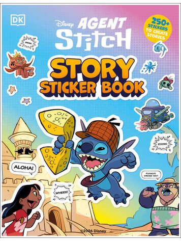 DK PUBLISHING CO DISNEY AGENT STITCH STORY STICKER BOOK