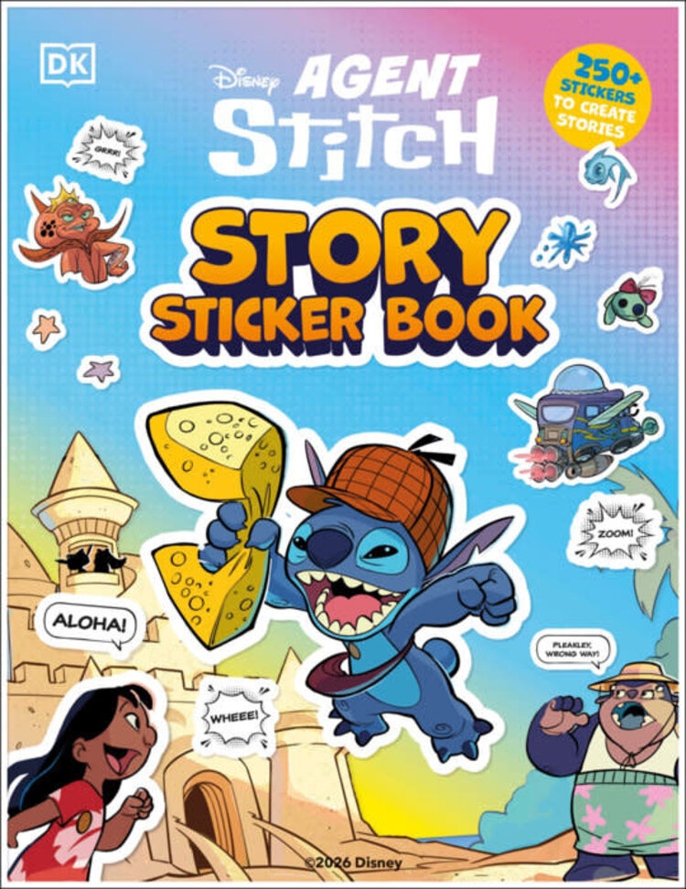 DK PUBLISHING CO DISNEY AGENT STITCH STORY STICKER BOOK