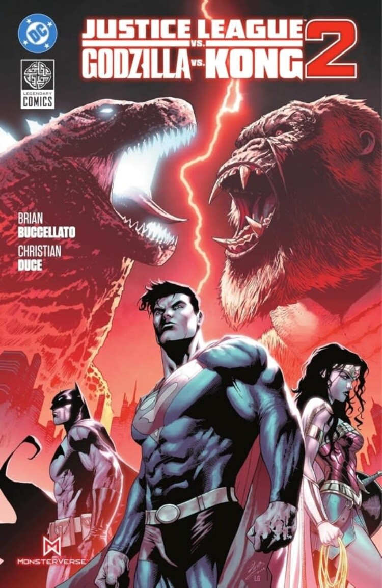 DC COMICS JUSTICE LEAGUE VS GODZILLA VS KONG 2 HC