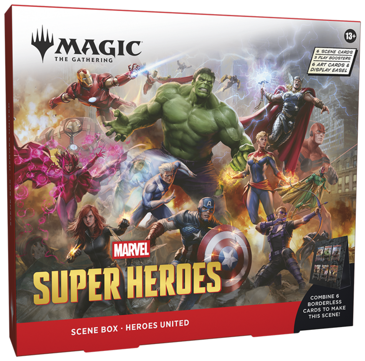 WIZARDS OF THE COAST MTG MARVELS SUPER HEROES SCENE BOX PAIR PREORDER