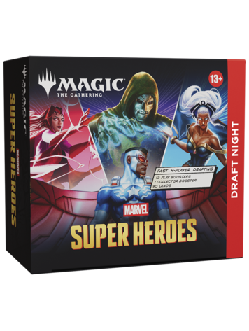 WIZARDS OF THE COAST MTG MARVELS SUPER HEROES DRAFT NIGHT PREORDER