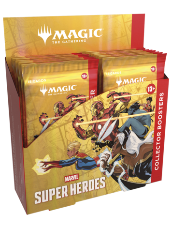 WIZARDS OF THE COAST MTG MARVELS SUPER HEROES COLLECTOR BOOSTER BOX PREORDER