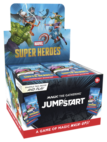 WIZARDS OF THE COAST MTG MARVELS SUPER HEROES JUMPSTART BOOSTER BOX PREORDER