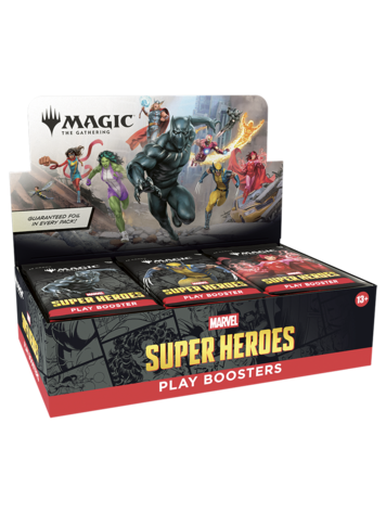 WIZARDS OF THE COAST MTG MARVELS SUPER HEROES PLAY BOOSTER BOX PREORDER