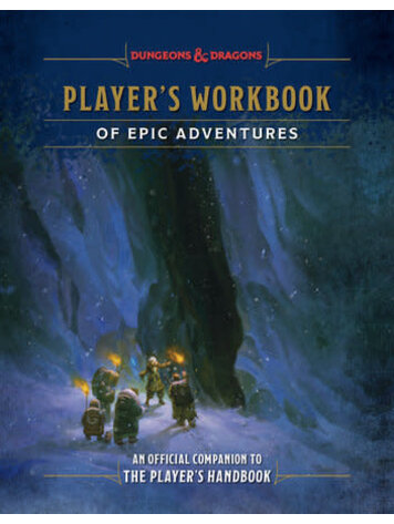 CLARKSON POTTER DUNGEONS & DRAGONS PLAYERS WORKBOOK OF EPIC ADVENTURES HC