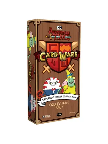 CRYPTOZOIC ENTERTAINMENT ADVENTURE TIME CARD WARS PEPPERMINT BUTLER VS MAGIC MAN COLLECTORS PACK