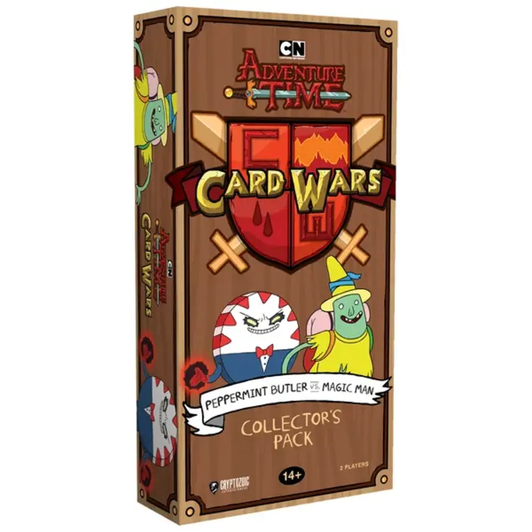 CRYPTOZOIC ENTERTAINMENT ADVENTURE TIME CARD WARS PEPPERMINT BUTLER VS MAGIC MAN COLLECTORS PACK