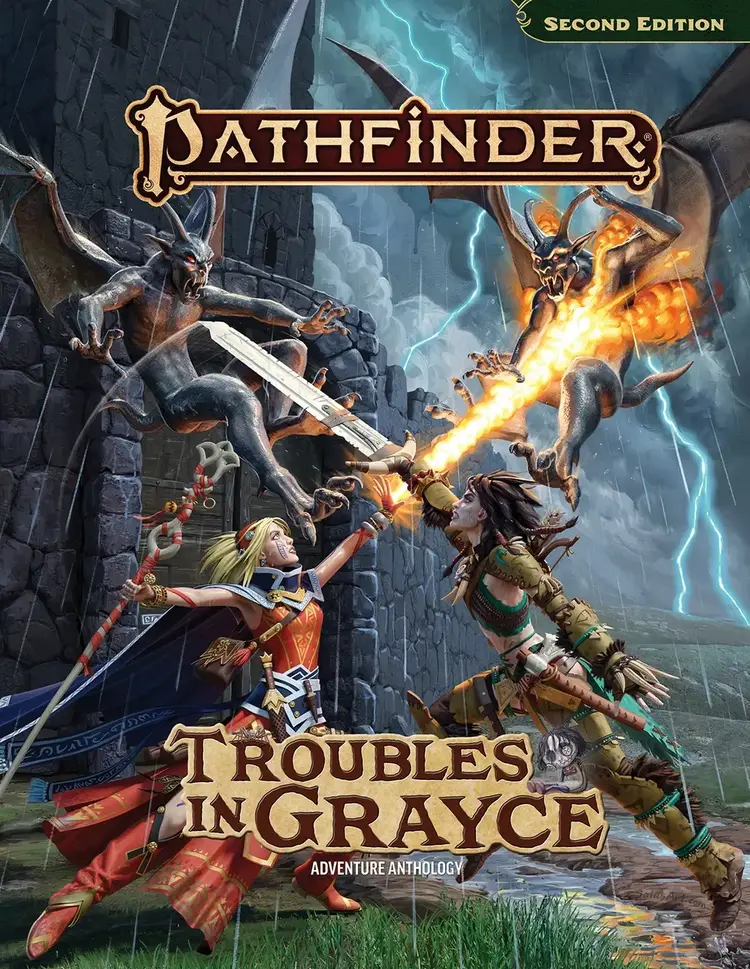 PAIZO PUBLISHING PATHFINDER 2ND ED TROUBLE IN GRAYCE ADVENTURE ANTHOLOGY