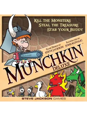 STEVE JACKSON GAMES MUNCHKIN DELUXE