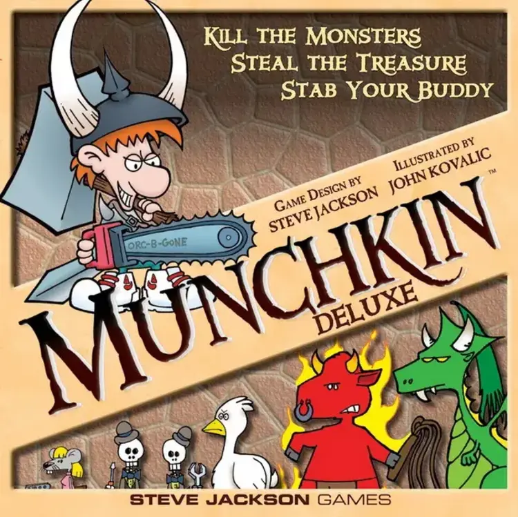 STEVE JACKSON GAMES MUNCHKIN DELUXE