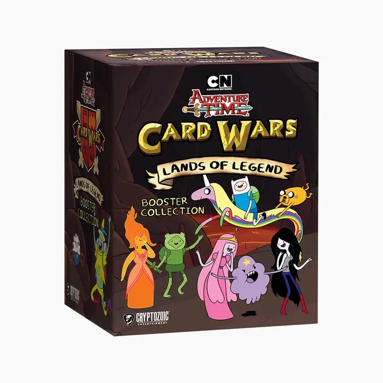 CRYPTOZOIC ENTERTAINMENT ADVENTURE TIME CARD WARS LAND OF LEGEND BOOSTER COLLECTION