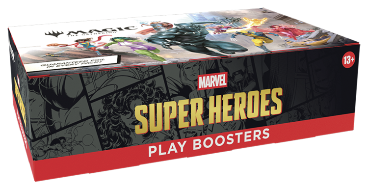 WIZARDS OF THE COAST MTG MARVELS SUPER HEROES PLAY BOOSTER BOX PREORDER