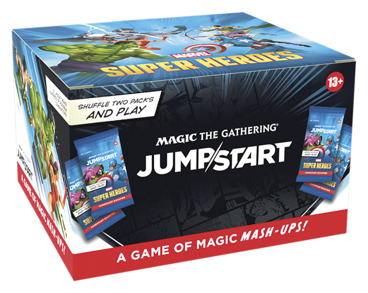 WIZARDS OF THE COAST MTG MARVELS SUPER HEROES JUMPSTART BOOSTER BOX PREORDER