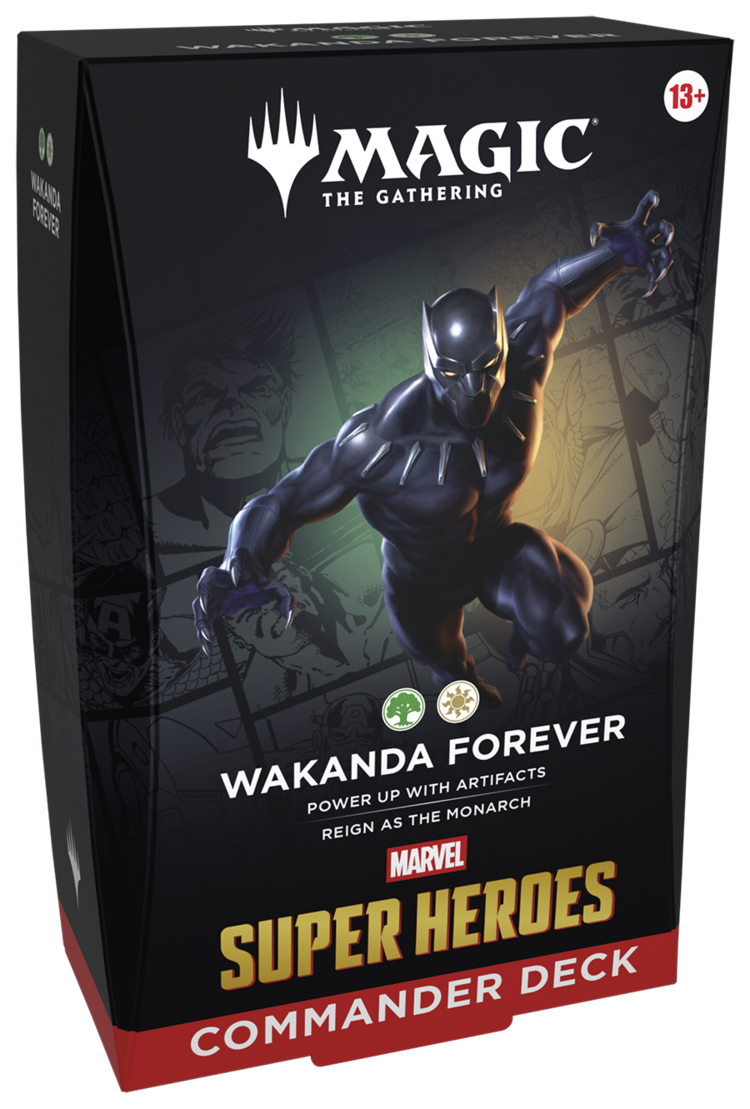 WIZARDS OF THE COAST MTG MARVELS SUPER HEROES COMMANDER DECKS (SET OF 4) PREORDER