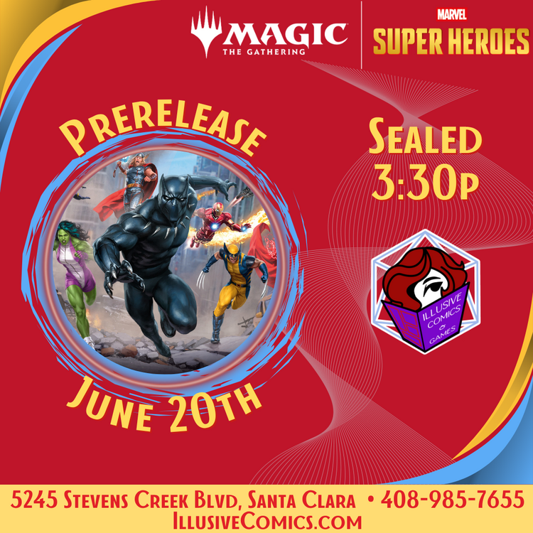 WIZARDS OF THE COAST MTG MARVEL SUPER HEROES PRERELEASE