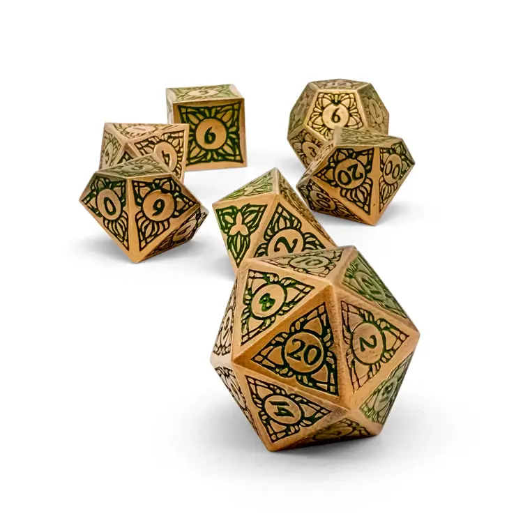 NORSE FOUNDRY SYLVAN WEAVER CELESTIAL ORCHID METAL DICE SET