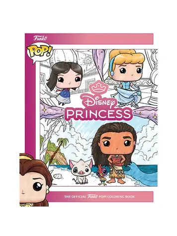INSIGHT EDITIONS DISNEY PRINCESS HC THE OFFICIAL FUNKO POP COLORING BOOK