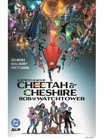 DC COMICS JUSTICE LEAGUE CHEETAH AND CHESHIRE ROB THE WATCHTOWER TP