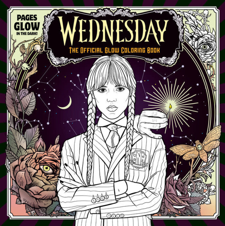 PENGUIN RANDOM HOUSE WEDNESDAY OFFICIAL GLOW COLORING BOOK