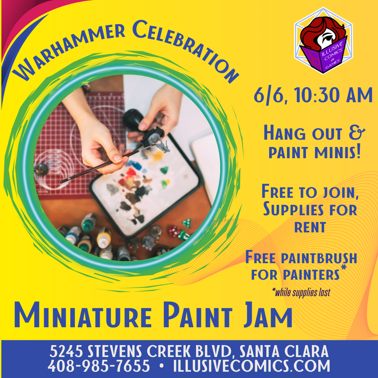 WARHAMMER CELEBRATION MINIATURE PAINTING JAM 6/6 @10:30