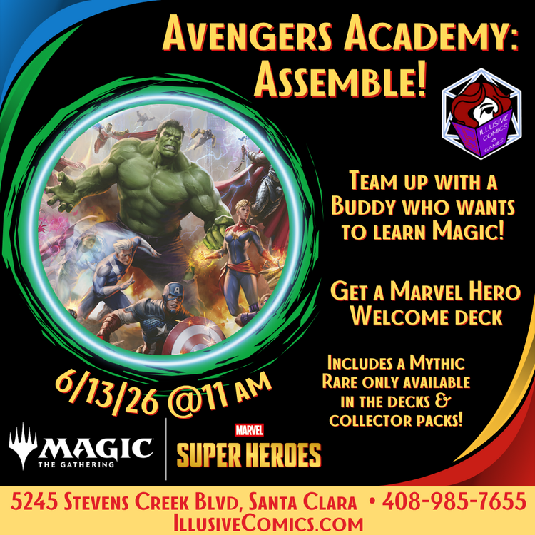 MTG AVENGERS ACADEMY: ASSEMBLE 6/13 @11AM