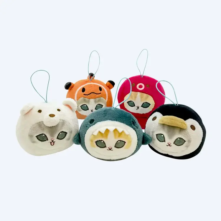 MOFUSAND MARINE LIFE MEOW FACE PLUSH BMB