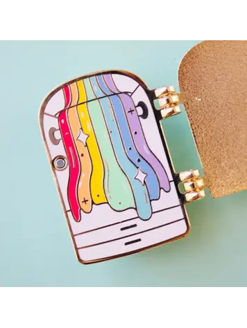 RAINBOW CLOSET ENAMEL PIN