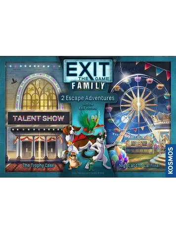 THAMES AND KOSMOS EXIT THE GAME FAMILY THE TROPHY CASE/NIGHT AT THE CARNIVAL
