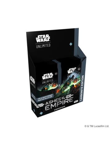 FANTASY FLIGHT GAMES STAR WARS UNLIMITED ASHES OF THE EMPIRE CARBONITE BOOSTER BOX PREORDER