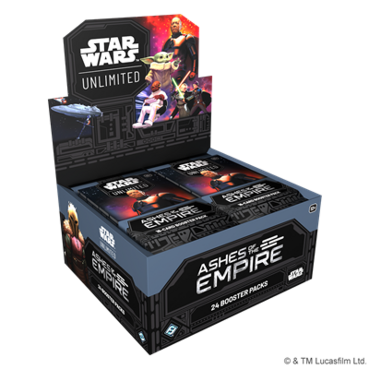 FANTASY FLIGHT GAMES STAR WARS UNLIMITED ASHES OF THE EMPIRE BOOSTER BOX PREORDER